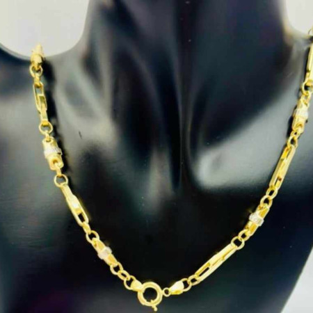 Kenzari Jewellery 14k Gold Necklace for Men - 13.38 Grams