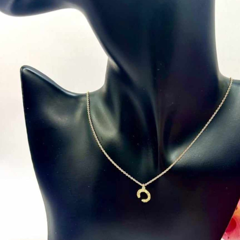 Kenzari Jewellery 14k Gold Necklace with Pendant for Women - 3.03 Grams