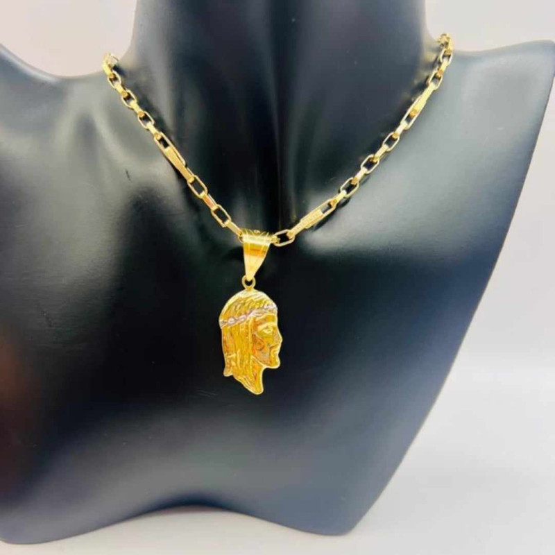 Kenzari Jewellery 14k Gold Necklace with Pendant for Women - 10.76 Grams