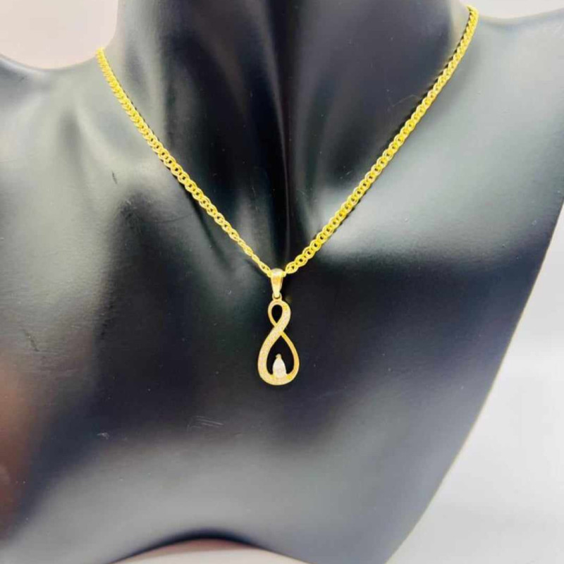 Kenzari Jewellery 14k Gold Necklace with Pendant for Women - 3.76 Grams