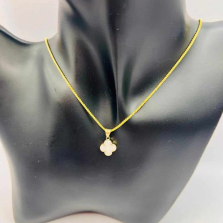 Kenzari Jewellery 14k Gold Necklace with Pendant for Women - 3.94 Grams