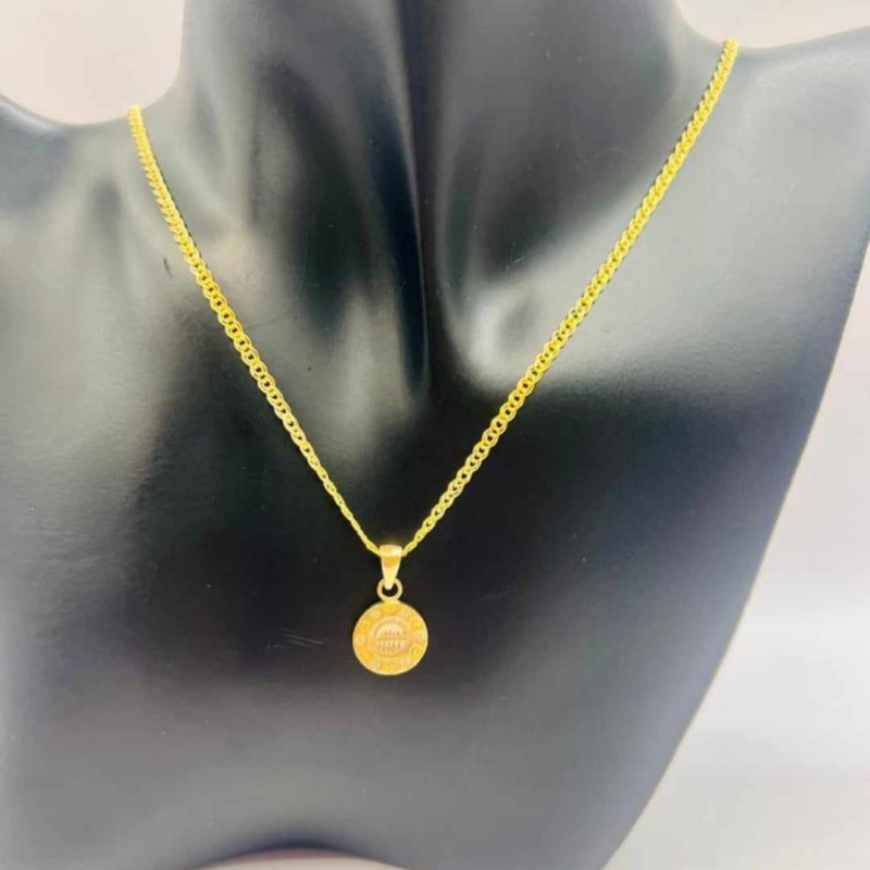 Kenzari Jewellery 14k Gold Necklace with Pendant for Women - 3.57 Grams Kenzari Jewellery 14k Gold Necklace with Pendant for Women - 3.57 Grams