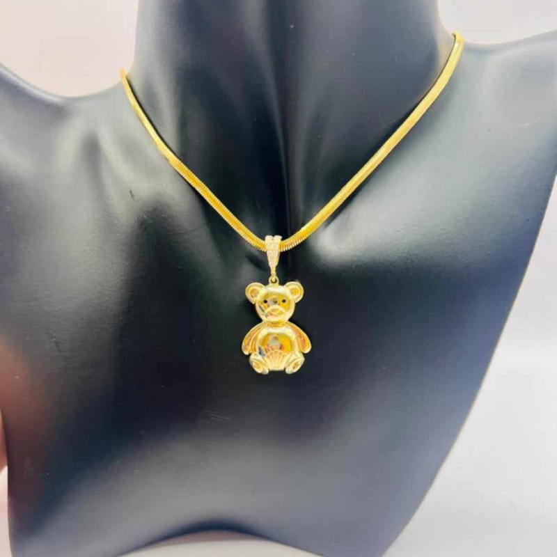 Kenzari Jewellery 14k Gold Necklace with Pendant for Women - 11 Grams