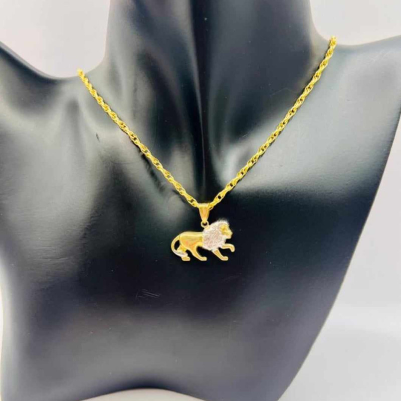 Kenzari Jewellery 14k Gold Necklace with Pendant for Women - 4.02 Grams Kenzari Jewellery 14k Gold Necklace with Pendant for Women - 4.02 Grams
