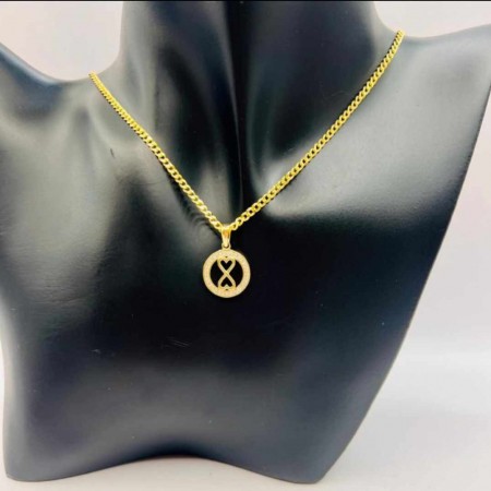 Kenzari Jewellery 14k Gold Necklace with Pendant for Women - 3.91 Grams
