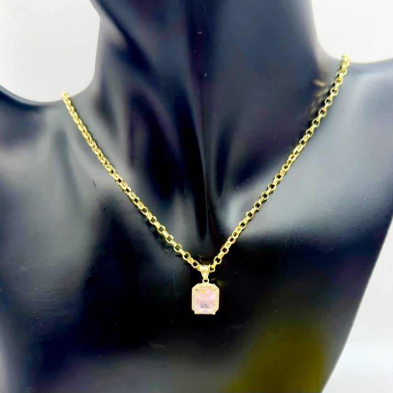 Kenzari Jewellery 14k Gold Necklace with Pendant for Women - 4.77 Grams