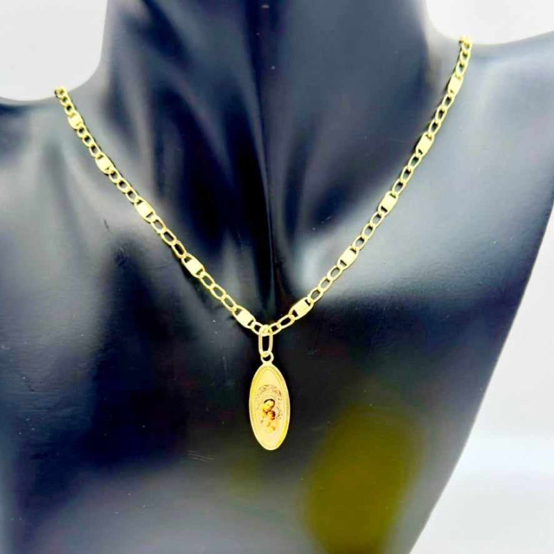 Kenzari Jewellery 14k Gold Necklace with Pendant for Women - 4.67 Grams