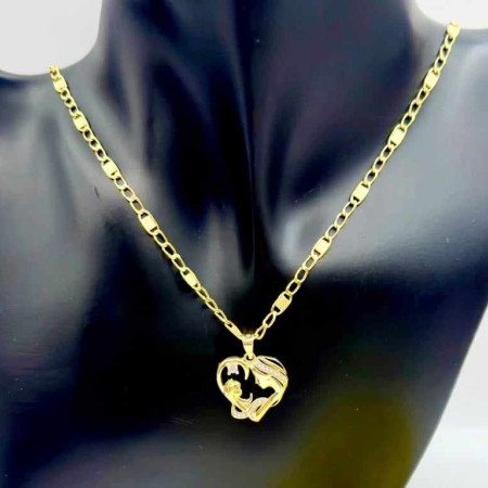 Kenzari Jewellery 14k Gold Necklace with Pendant for Women - 6 Grams