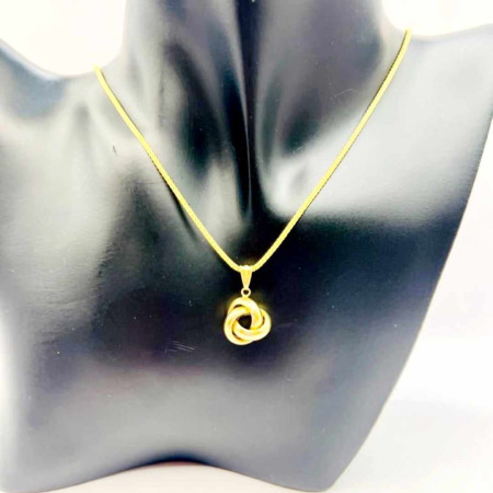 Kenzari Jewellery 14k Gold Necklace with Pendant for Women - 5.56 Grams