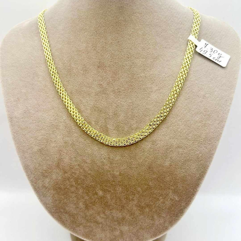 Kenzari Jewellery 14k Gold Necklace for Women - 7.30 Grams