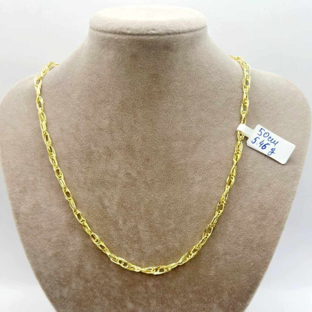 Kenzari Jewellery 14k Gold Necklace for Women - 5.46 Grams