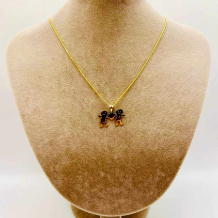 Kenzari Jewellery 14k Gold Necklace with Pendant for Women - 2.57 Grams