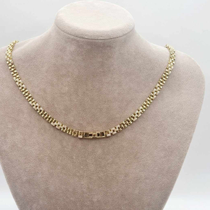 Kenzari Jewellery 14k Gold Necklace for Women - 5.03 Grams