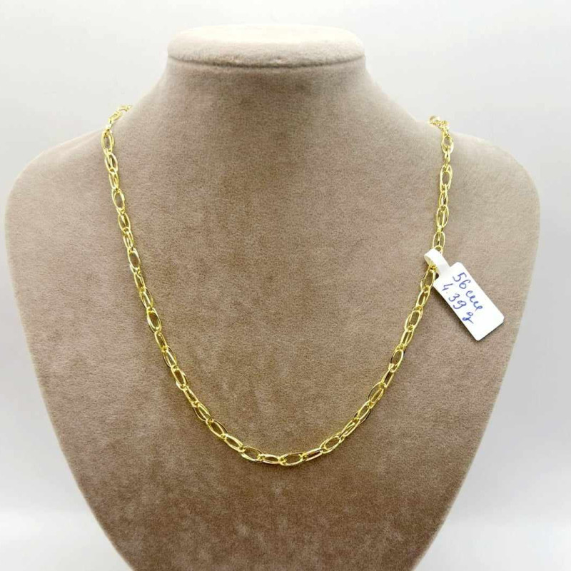 Kenzari Jewellery 14k Gold Necklace for Women - 4.39 Grams Kenzari Jewellery 14k Gold Necklace for Women - 4.39 Grams