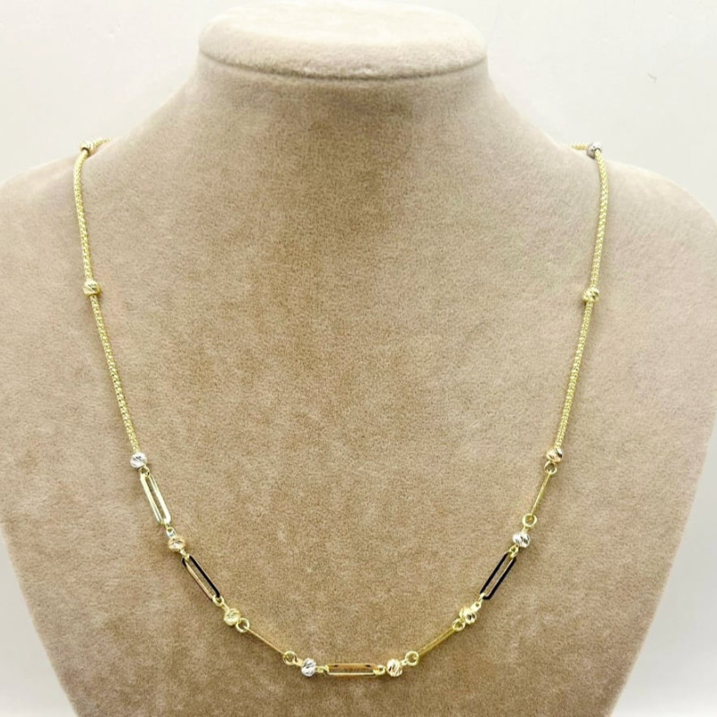 Kenzari Jewellery 14k Gold Necklace for Women - 6.41 Grams