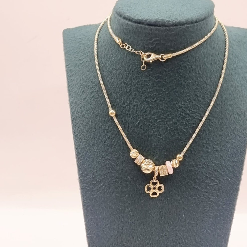 Kenzari Jewellery 14k Gold Necklace for Women - 7.74 Grams
