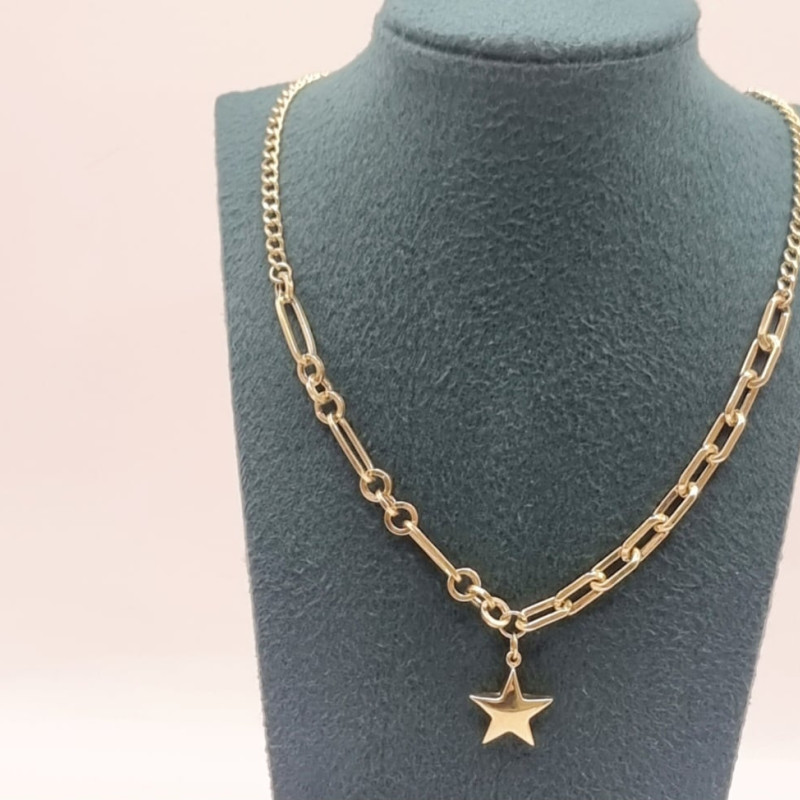 Kenzari Jewellery 14k Gold Necklace for Women - 9.32 Grams