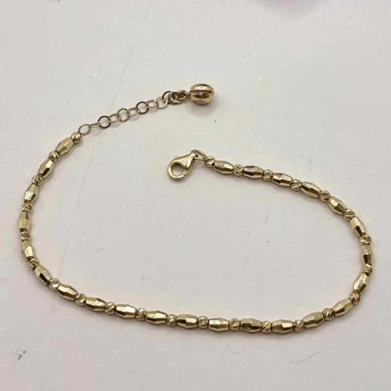 Kenzari Jewellery 14k Gold Chain Bracelet for women -4.22 Grams