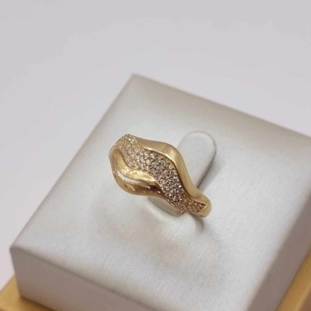 Kenzari Jewellery 14k Gold Ring for Women - 2.87 Grams
