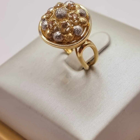 Kenzari Jewellery 14k Gold Ring for Women - 4.16 Grams