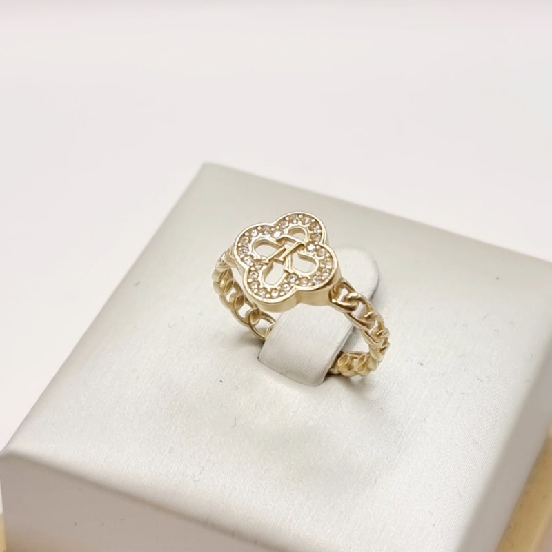 Kenzari Jewellery 14k Gold Ring for Women - 2.20 Grams Kenzari Jewellery 14k Gold Ring for Women - 2.20 Grams