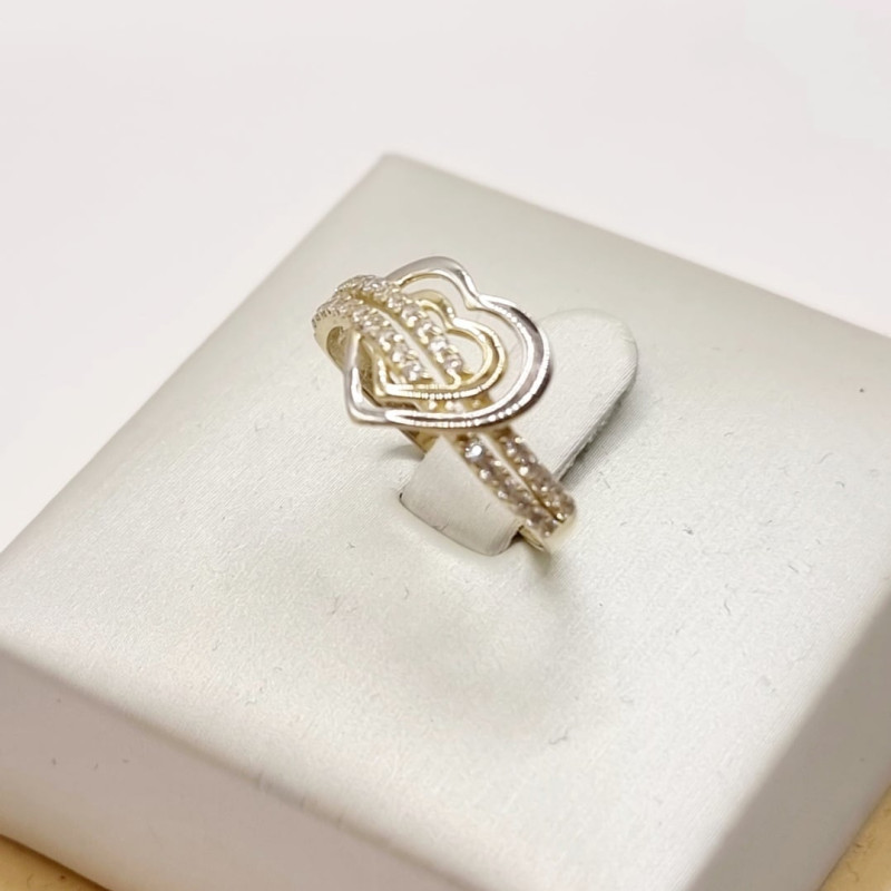 Kenzari Jewellery 14k Gold Ring for Women - 1.71 Grams