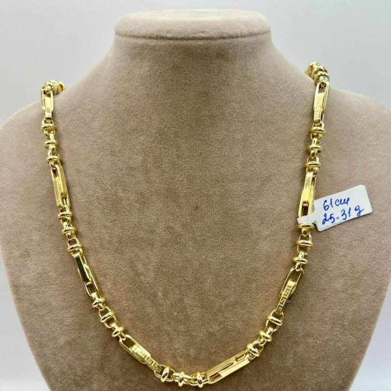 Kenzari Jewellery 14k Gold Necklace for Men - 25.31 Grams