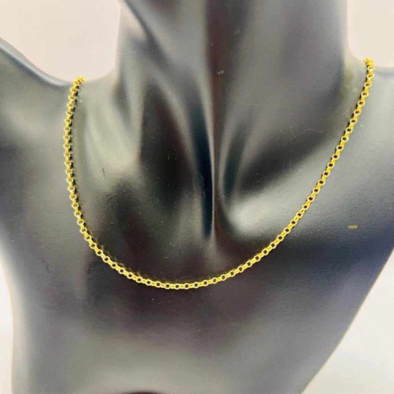 Kenzari Jewellery 14k Gold Necklace for Women - 1.92 Grams