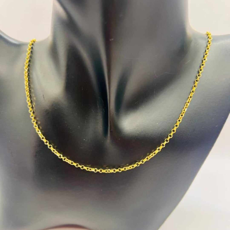 Kenzari Jewellery 14k Gold Necklace for Women - 1.92 Grams