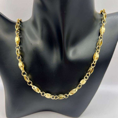 Kenzari Jewellery 14k Gold Necklace for Men - 12.90 Grams