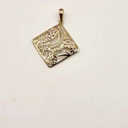 Kenzari Jewellery 14k Gold Pendant for Women - 2.12 Grams Kenzari Jewellery 14k Gold Pendant for Women - 2.12 Grams