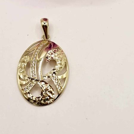 Kenzari Jewellery 14k Gold Pendant for Women - 2.16 Grams Kenzari Jewellery 14k Gold Pendant for Women - 2.16 Grams