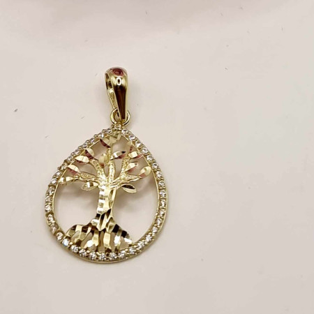 Kenzari Jewellery 14k Gold Pendant for Women - 1.59 Grams