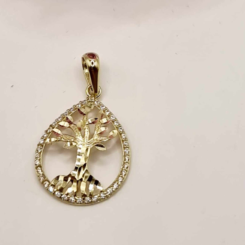 Kenzari Jewellery 14k Gold Pendant for Women - 1.59 Grams