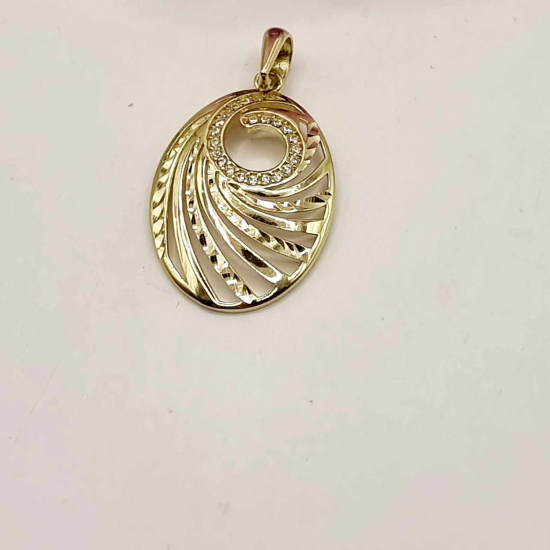 Kenzari Jewellery 14k Gold Pendant for Women - 2.33 Grams