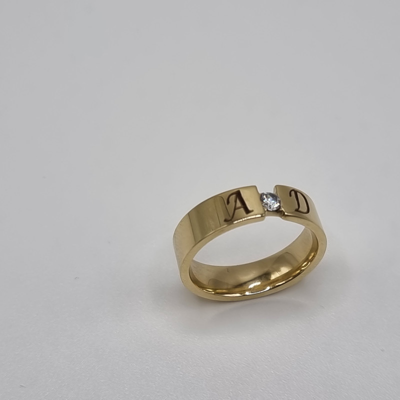 Kenzari Jewellery 14k Gold Wedding Ring for Women - 6.71 Grams