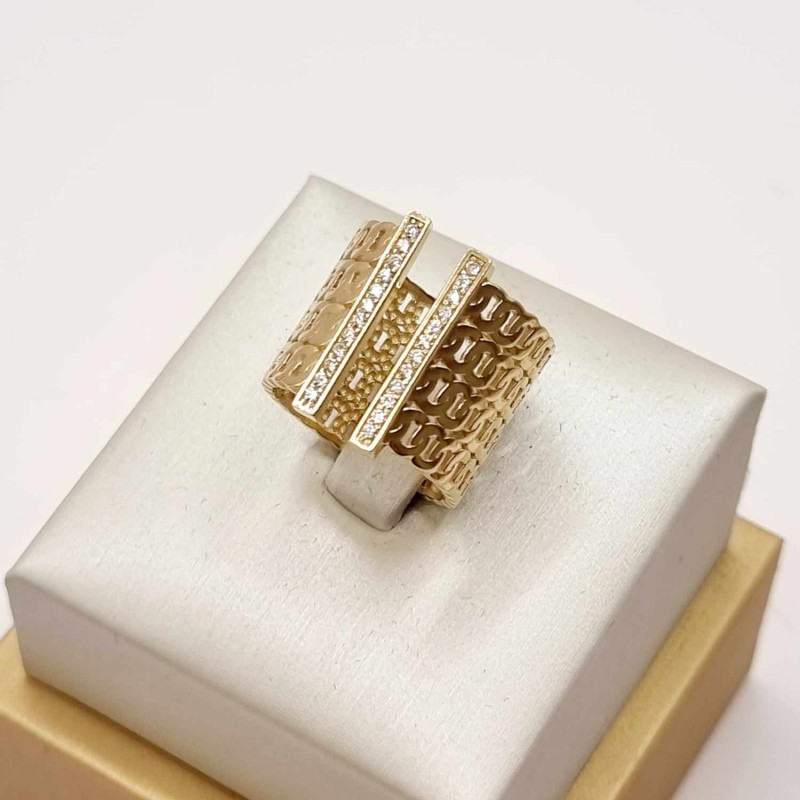 Kenzari Jewellery 14k Gold Ring for Women - 8.93 Grams