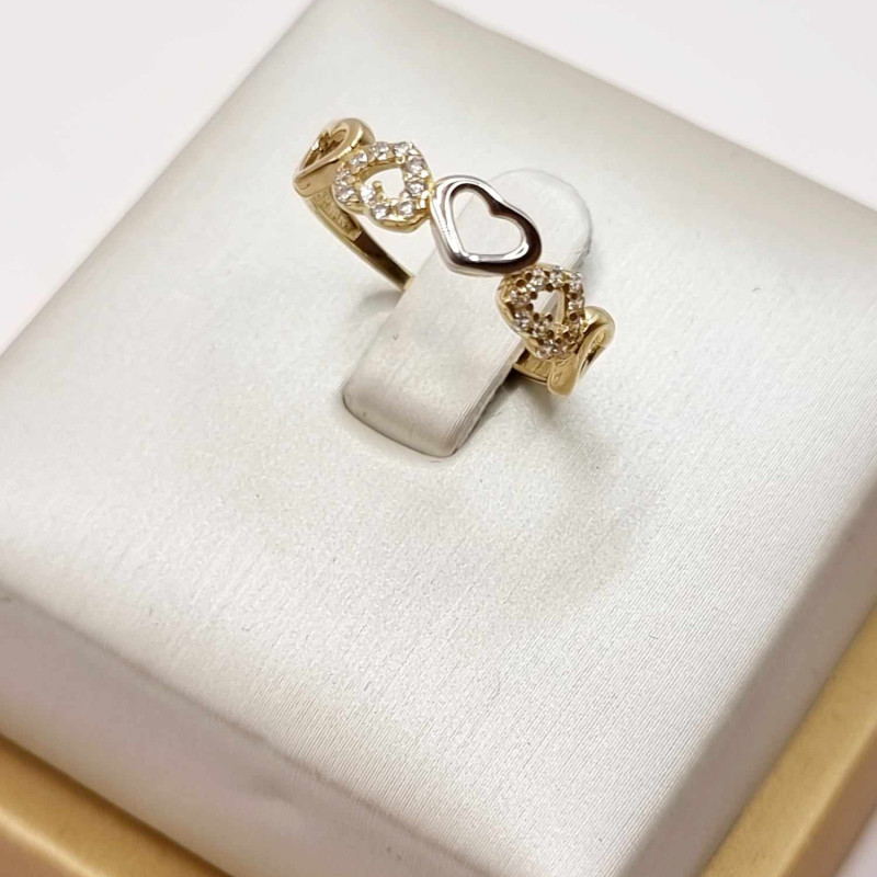 Kenzari Jewellery 14k Gold Ring for Women - 1.49 Grams