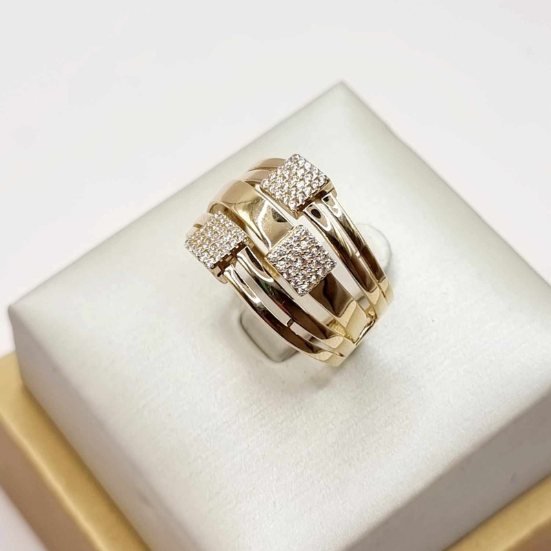 Kenzari Jewellery 14k Gold Ring for Women - 4.54 Grams