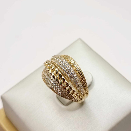 Kenzari Jewellery 14k Gold Ring for Women - 5.22 Grams