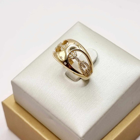 Kenzari Jewellery 14k Gold Ring for Women - 4.31 Grams