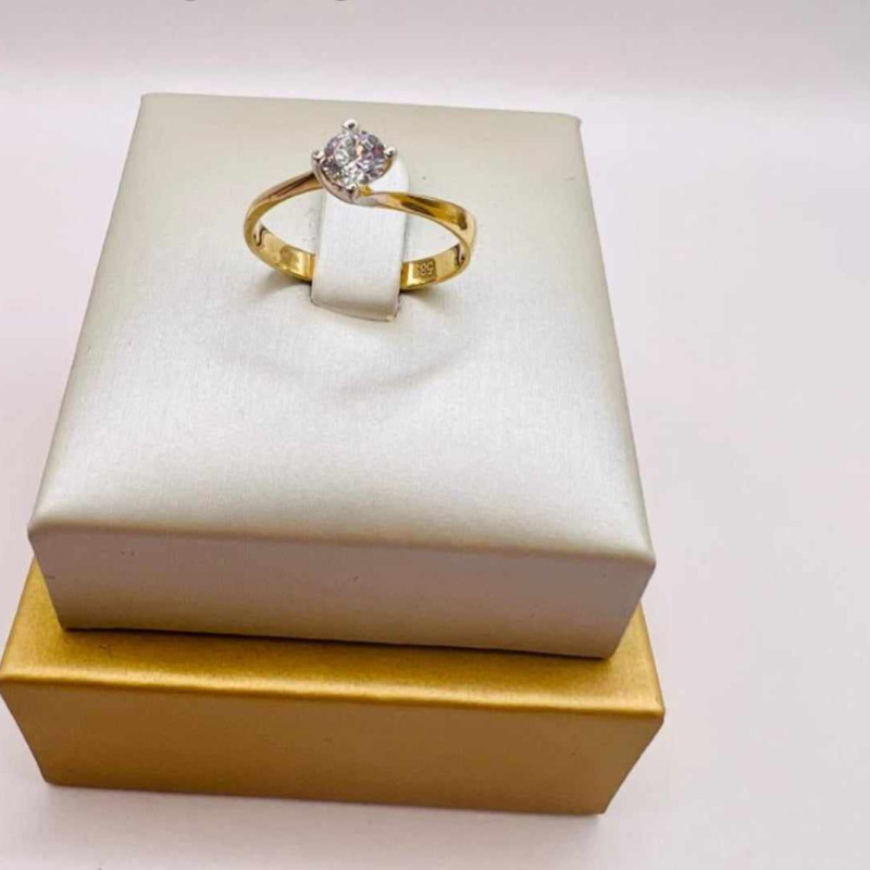 Kenzari Jewellery 14k Gold Ring for Women -2.23 Grams