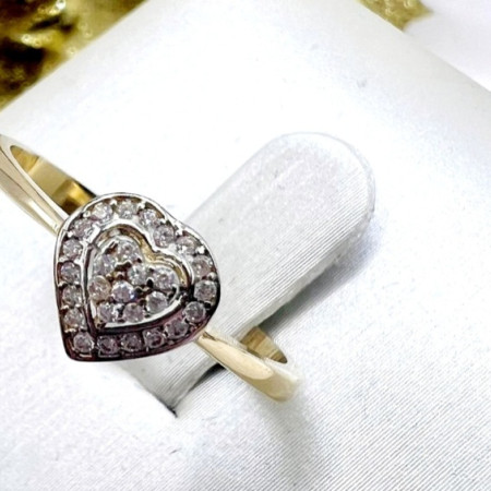 Kenzari Jewellery 14k Gold Ring for Women - 2.34 Grams