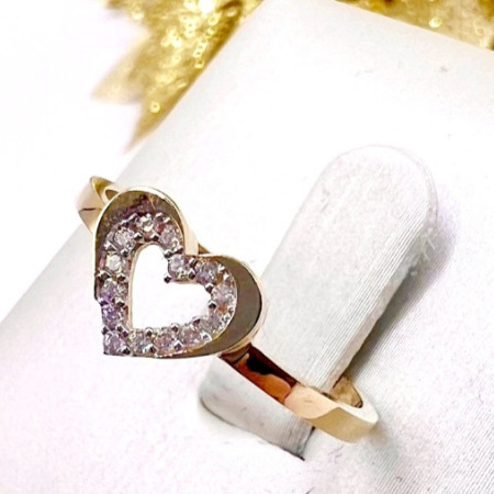 Kenzari Jewellery 14k Gold Ring for Women - 1.71 Grams