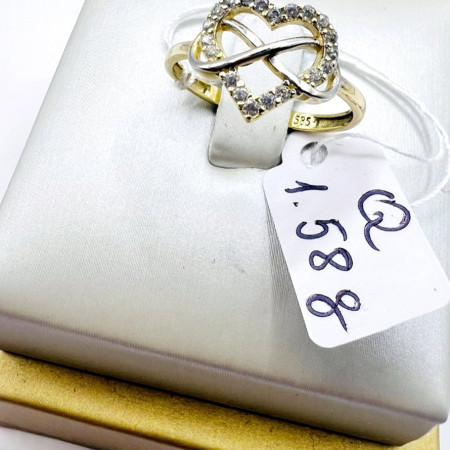 Kenzari Jewellery 14k Gold Ring for Women - 1.58 Grams