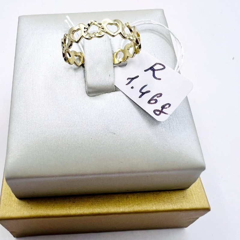 Kenzari Jewellery 14k Gold Ring for Women - 1.46 Grams