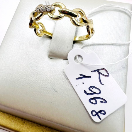 Kenzari Jewellery 14k Gold Ring for Women - 1.96 Grams