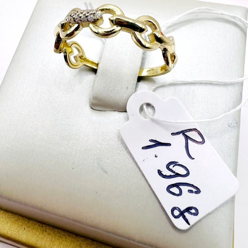 Kenzari Jewellery 14k Gold Ring for Women - 1.96 Grams