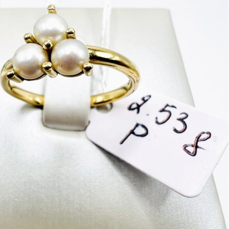 Kenzari Jewellery 14k Gold Ring for Women - 2.53 Grams