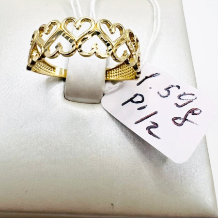 Kenzari Jewellery 14k Gold Ring for Women - 1.59 Grams